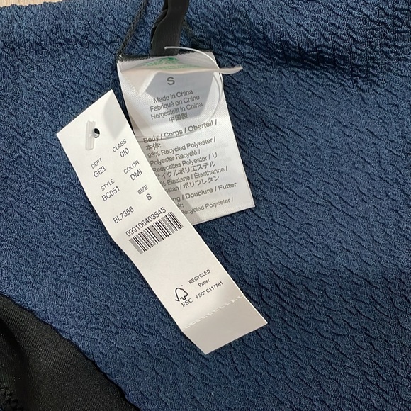 Jcrew high waisted high cut textured cheeky bikini bottom - Picture 4 of 6